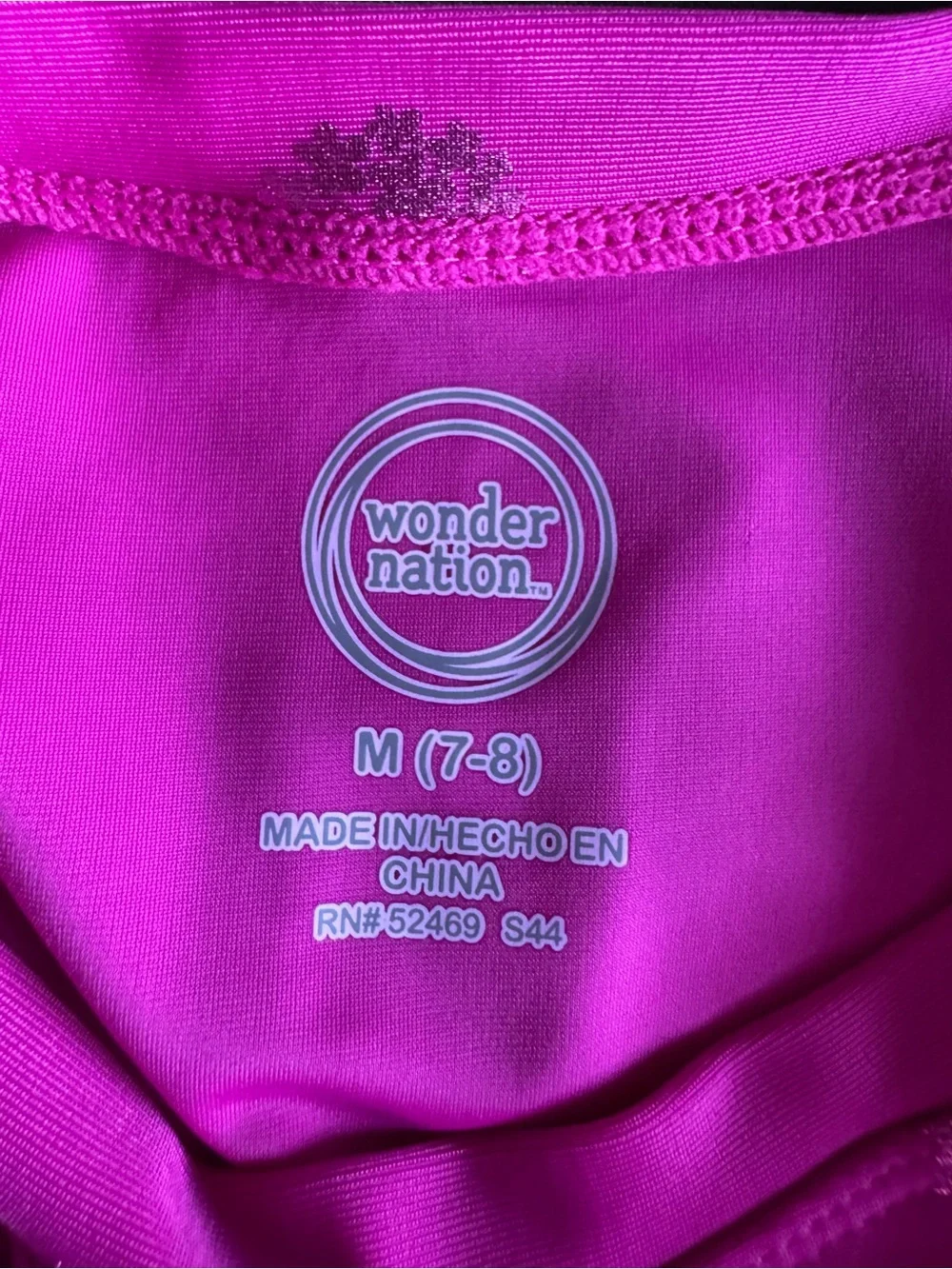 wonder nation Hot Pink Pineapple Swim Set w/ Rash Guard Top & Bikini Bottoms.